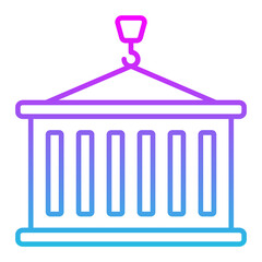 Loading Line Gradient Icon