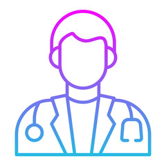 Doctor Line Gradient Icon