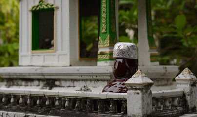 Part of little spirit house in Thailand.