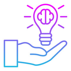 Idea Line Gradient Icon
