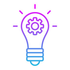 Idea Line Gradient Icon