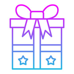 Gift Line Gradient Icon