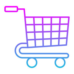 Cart Line Gradient Icon