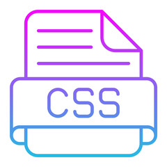Css Line Gradient Icon