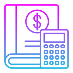 Ledger Line Gradient Icon