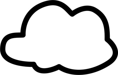 cloud line art