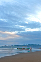 person on the beach