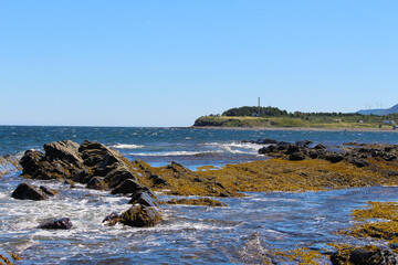 Beautiful coast in Gaspé, QC, Canada