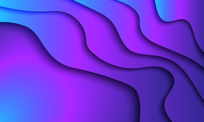 full color paper cut background