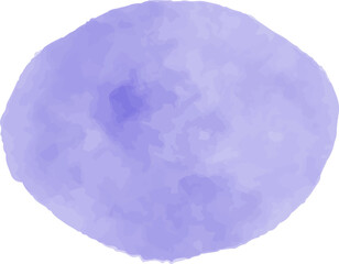 Blue Watercolor Circle