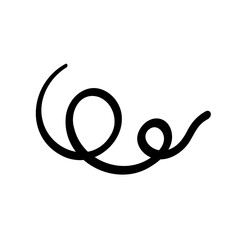 hand drawn diffused light vector isolated on a white background