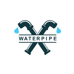 water pipe icon vector illustration concept design template