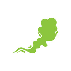 Smoke effect. Bad smell and dust floating in the air.