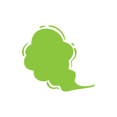 Smoke effect. Bad smell and dust floating in the air.