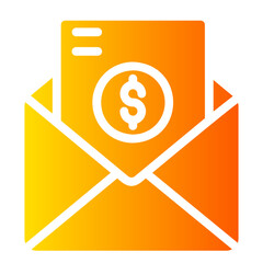 email gradient icon