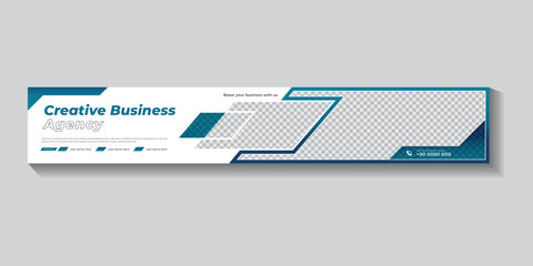 corporate youtube channel art business cover template 