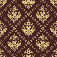 Orient vector classic colored pattern. Seamless abstract background with vintage elements. Orient pattern. Ornament for wallpapers and packaging
