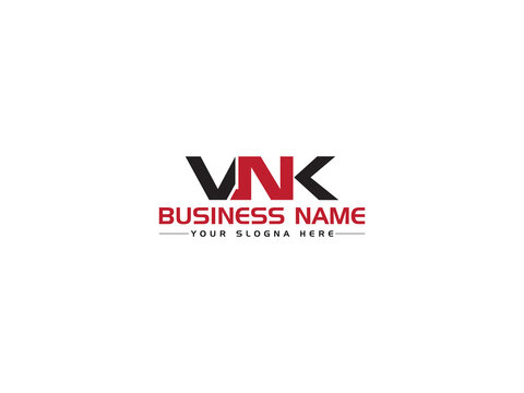 Simple VNK Logo Letter Vector Icon Design, Monogram VN Logo Concept For Business