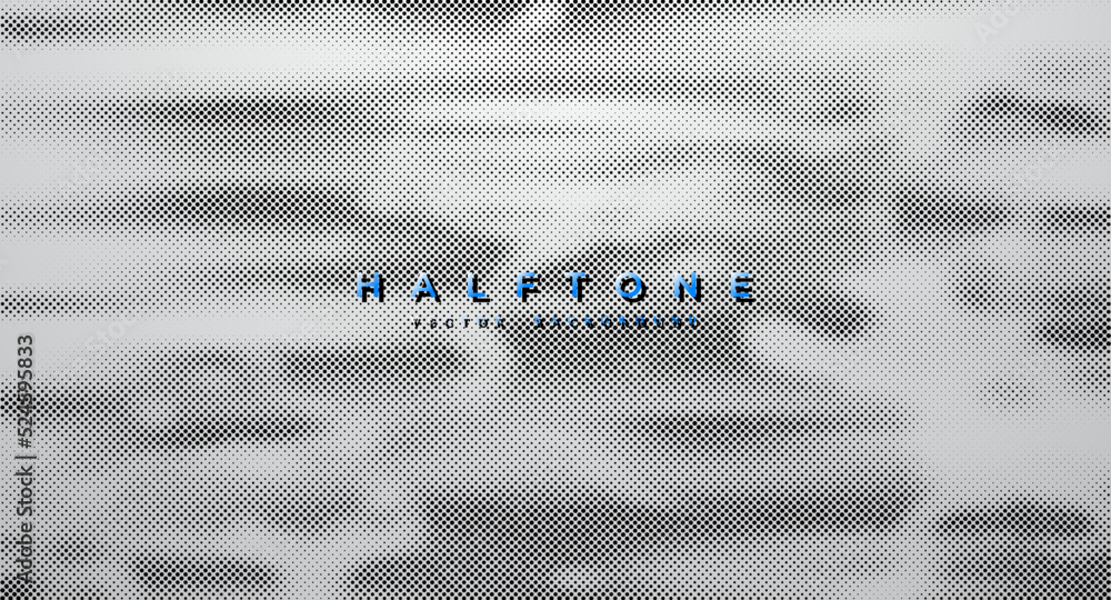 Poster halftone dotted a white background. abstract polka dot style texture. abstract halftone dot pattern.