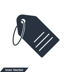 price tag icon logo vector illustration. Tag label symbol template for graphic and web design collection