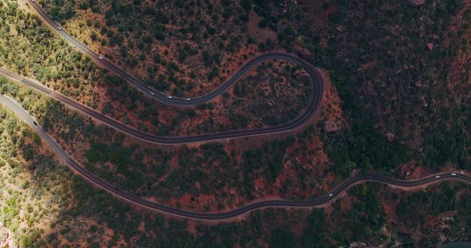 United States summer mountain farmland. Aerial view of american landscapes.