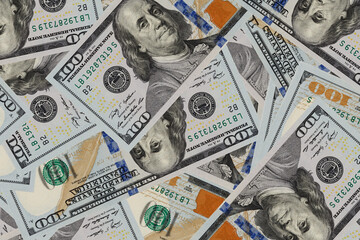 Random Banknote USA Currency 100 Dollar