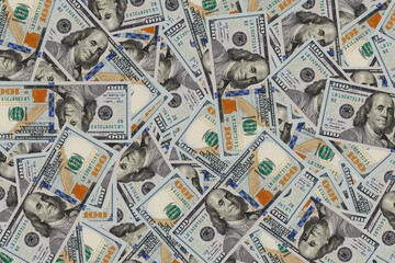 Random Banknote USA Currency 100 Dollar