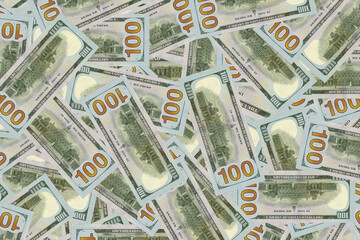 Random Banknote USA Currency 100 Dollar