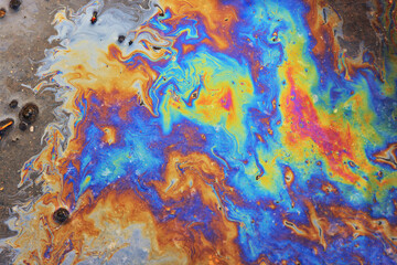abstract background gasoline art colored, texture oil multicolored rainbow abstract gasoline spill