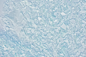 ice hummocks baikal top view texture, abstract background winter broken ice