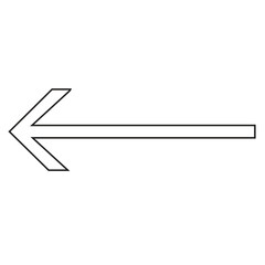 Arrow icon sign symbol design
