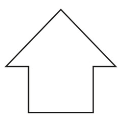 Arrow icon sign symbol design