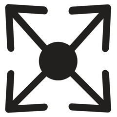 Obraz premium Arrow icon sign symbol design