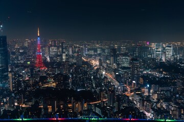 東京 夜景 六本木スカイデッキ