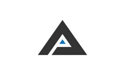 Initial letter A logo vector design