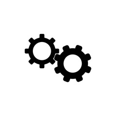 Setting icon vector design, gear symbol