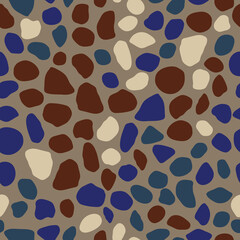 Fashion colored cobblestone seamless pattern