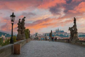 Fototapeta premium Prague - Charles bridge, Czech Republic