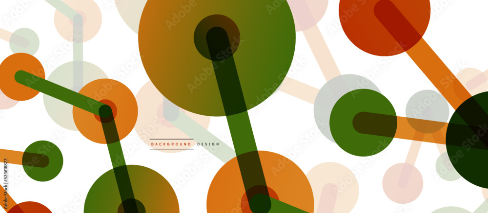 Poster network concept abstract background. dots connection. big data idea. business template for wallpaper