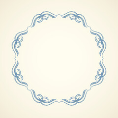 Vignette. Vector drawing