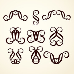 Vignette. Vector drawing