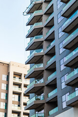 Shot of a facade of a modern building. City