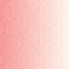 Background in pink tones. Multicolored pixel background. Abstract texture of triangles, mosaic pattern.
