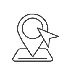 pointer arrow icons  symbol vector elements for infographic web