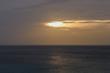 Sonnenuntergang in der Karibik
