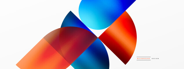 Digital web futuristic template. Circle composition abstract background. Vector Illustration For Wallpaper, Banner, Background, Card, Book Illustration, landing page