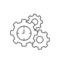 Time management  icons  symbol vector elements for infographic web