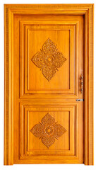 wooden door for decorative.