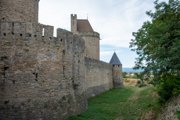 Fototapeta premium Carcassonne is medieval citadel in the south of France