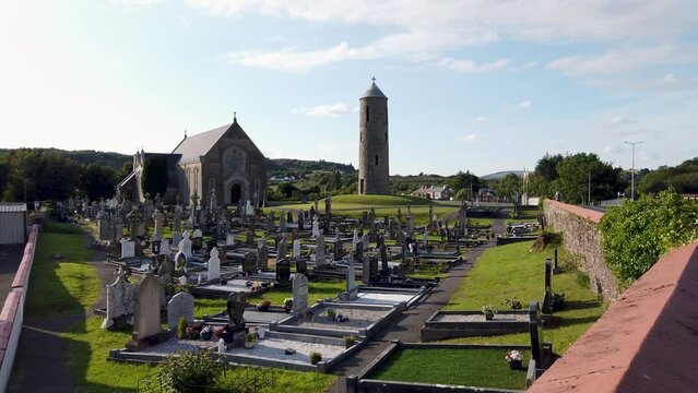 The cemetry at Bruckless in County Donegal - Ireland.